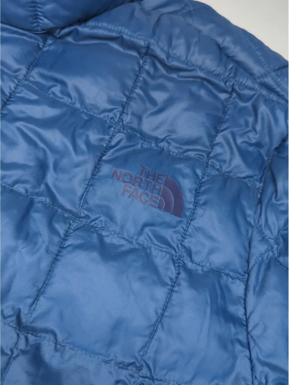 The North Face Thermoball ECO Puffer Jacket Winter Insulated Blue Mens XXL 2XL